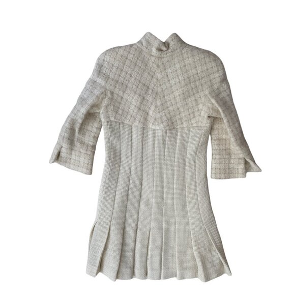 Chanel off white wool coat size 38 - Picture 4 of 12